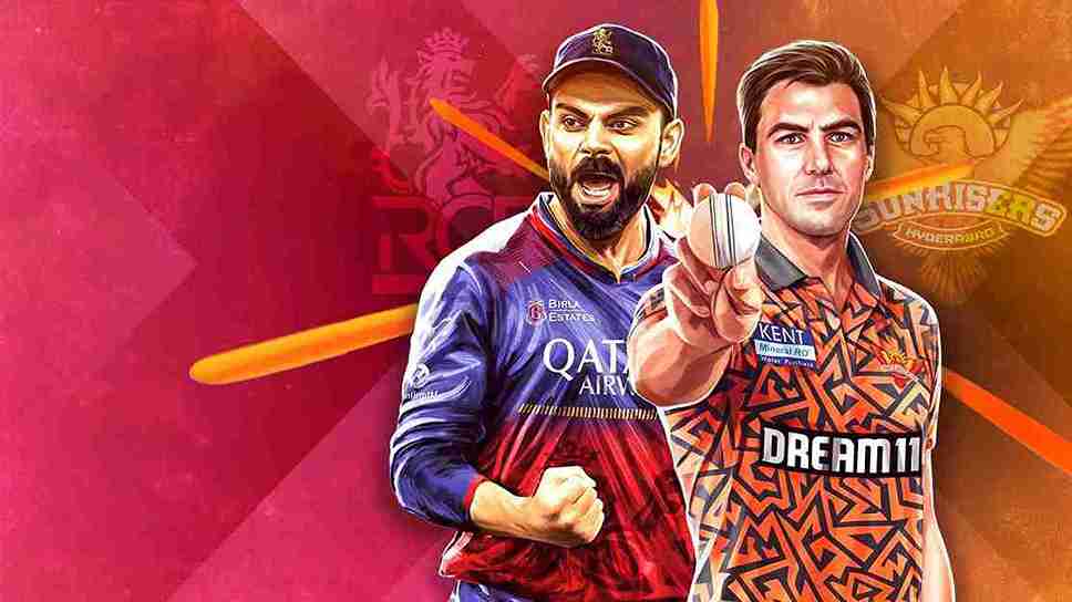 Virat Kohli and Pat Cummins ahead of the SRH vs RCB Match 67 in IPL 2026.