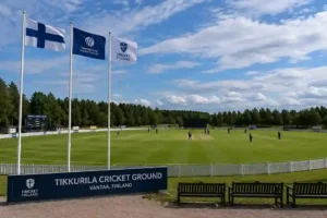 Tikkurila Cricket Ground in Vantaa, Finland