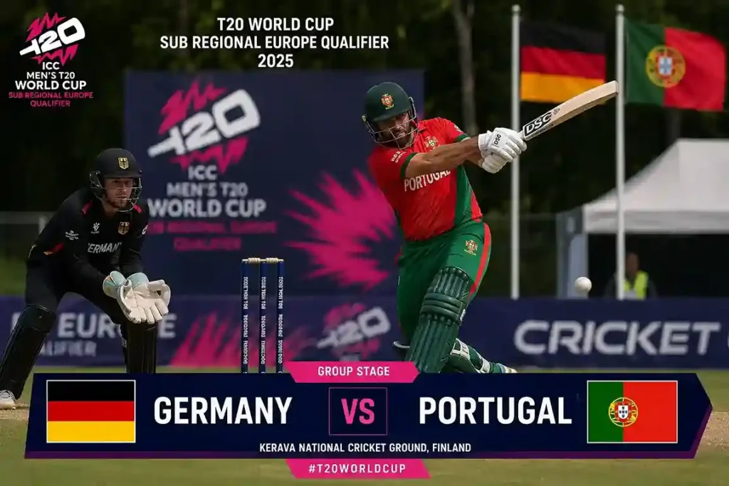 Germany vs Portugal T20 World Cup Sub Regional Europe Qualifier